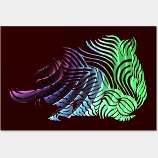 Psychedelic Hamster Posters and Art